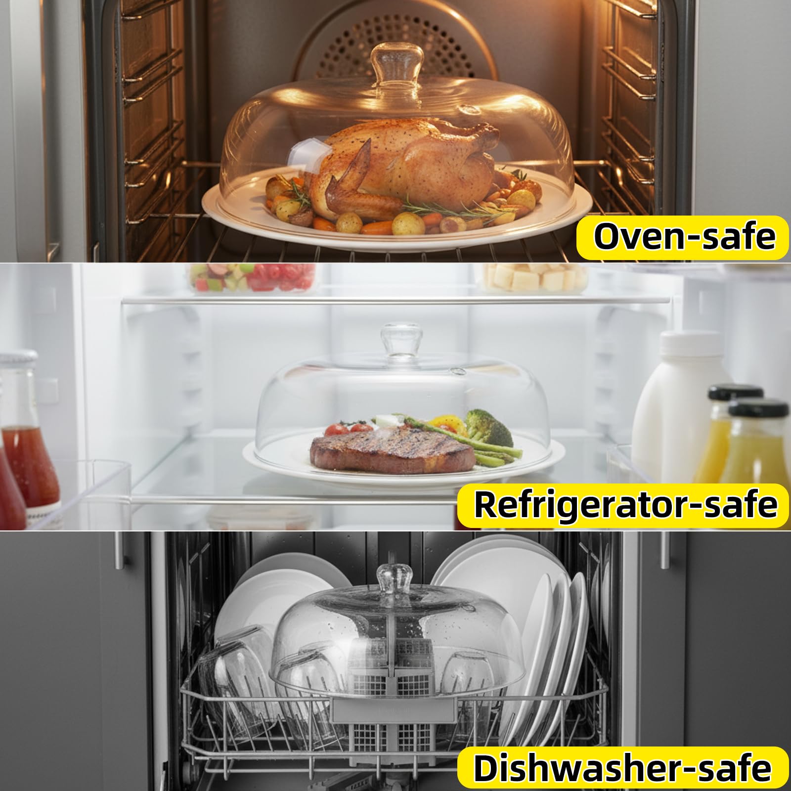 EliteVibe vegetables steaming cover preserves moisture and flavor