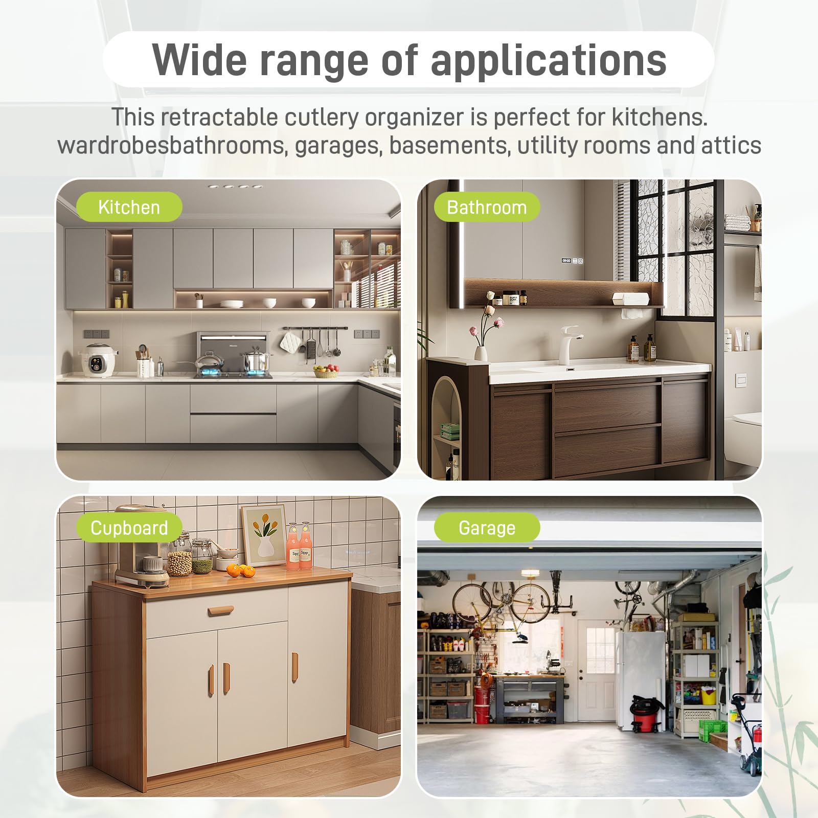 Elivara organizer wipe-clean design makes maintenance quick and easy.