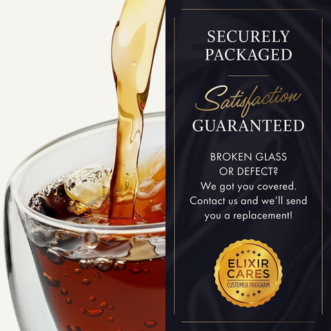Elixir Glassware gift-set packaging image for two mugs.