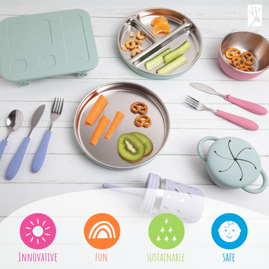 Elk and Friends kids lunch ideas in a compact box for school and parks.