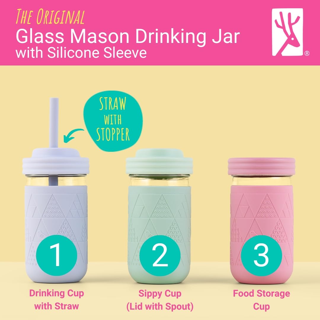 Elk and Friends silicone sleeve protects the glass during play