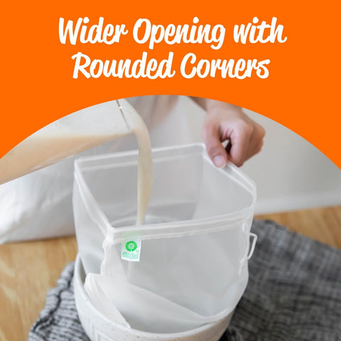 Ellie's Best Pro XL Nut Milk Bag is designed for professional-use in kitchens.