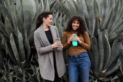 Ello Devon BPA-free glass emphasizes safe, clean hydration on the go.