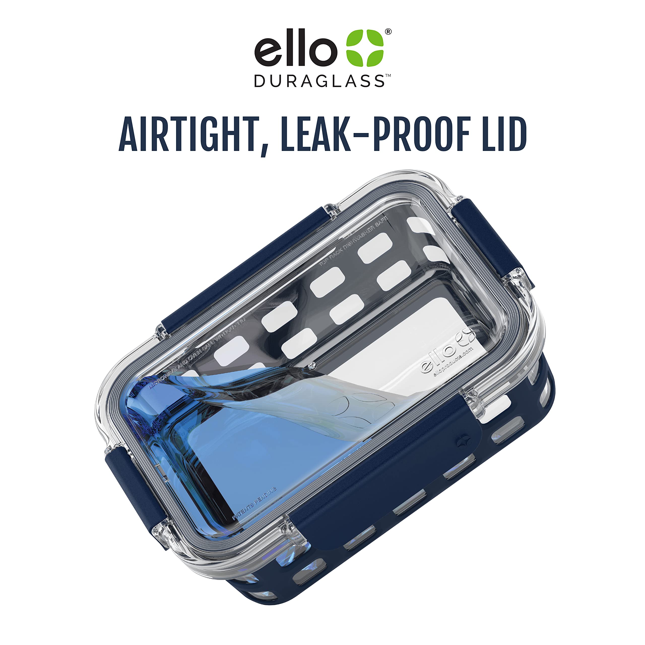 Ello Duraglass containers are top-rack dishwasher safe for easy cleaning.