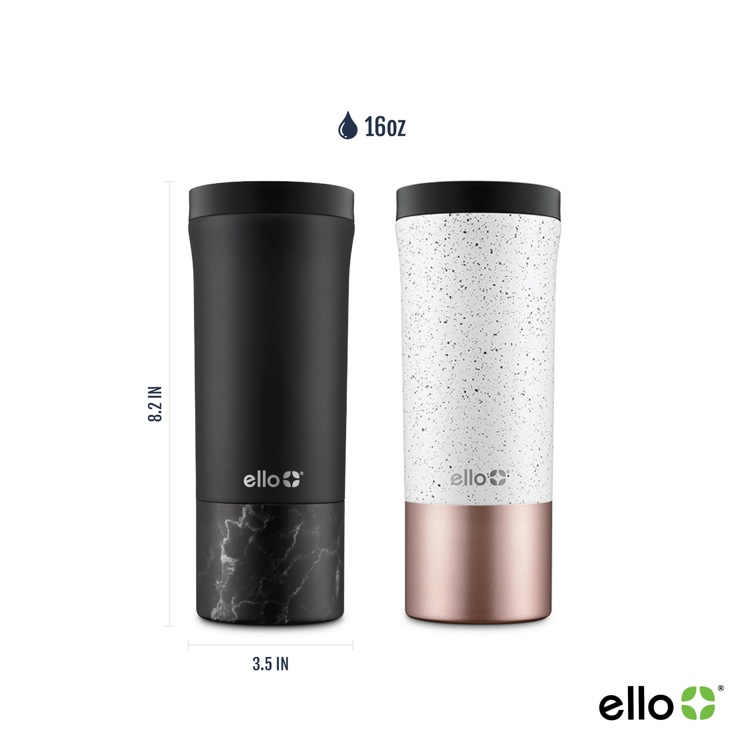 Ello Miri BPA-free parts and dishwasher-safe lid for easy cleaning.