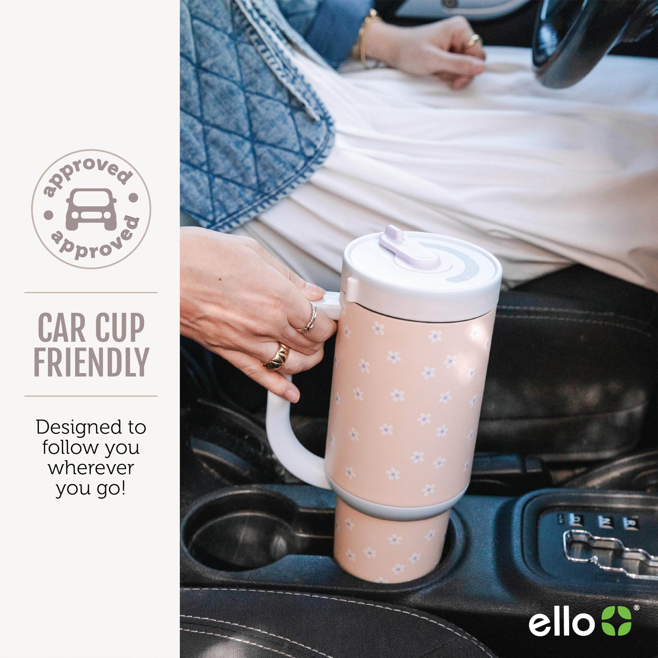 Ello Oasis BPA-free and top-rack dishwasher safe for easy care.