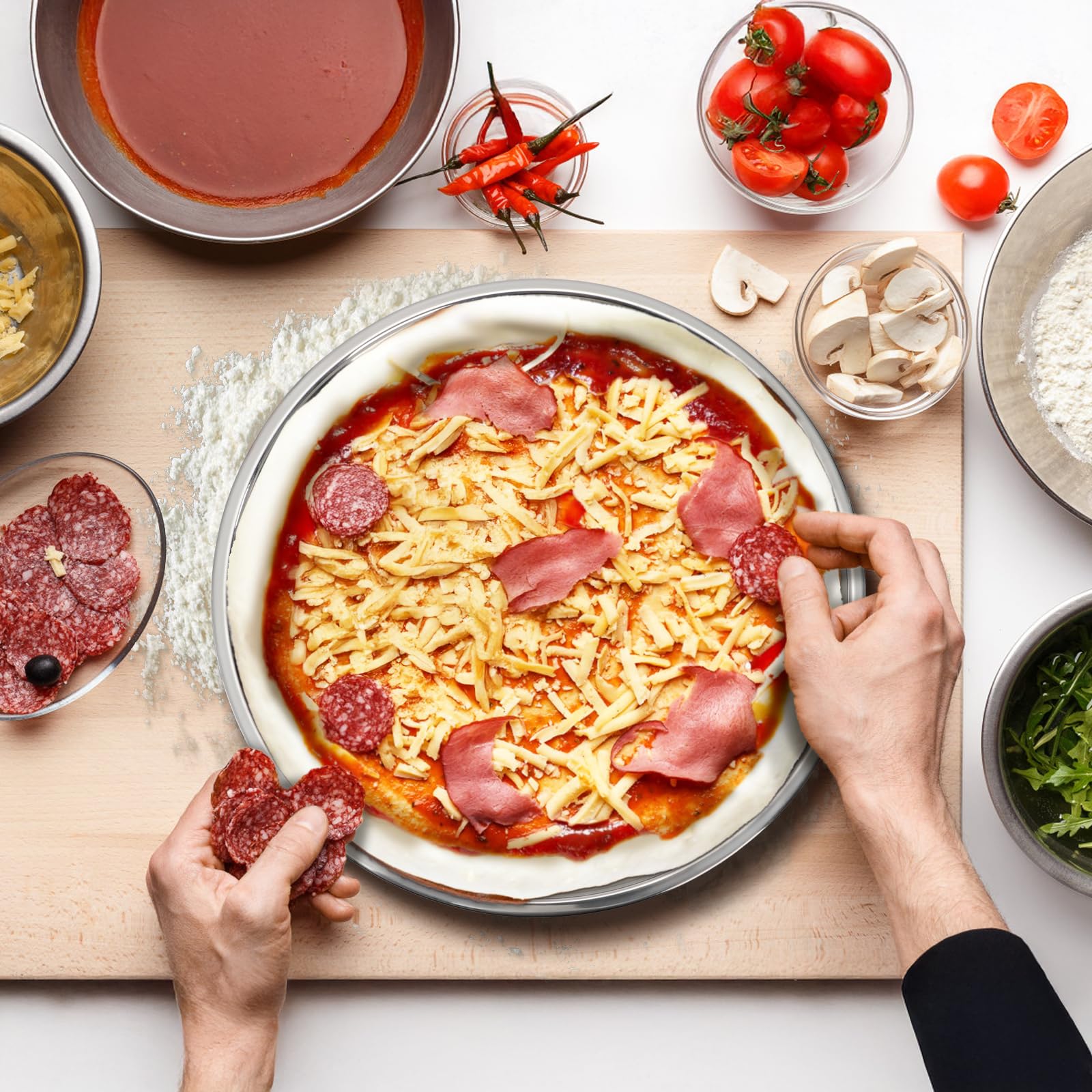 Elsjoy dishwasher-safe design simplifies cleanup after baking