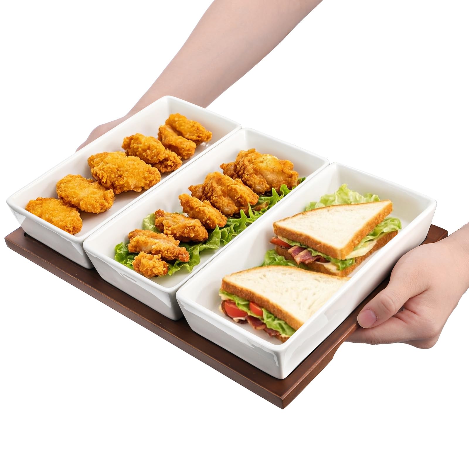 Elsjoy serving tray on table blends rustic charm with modern entertaining.