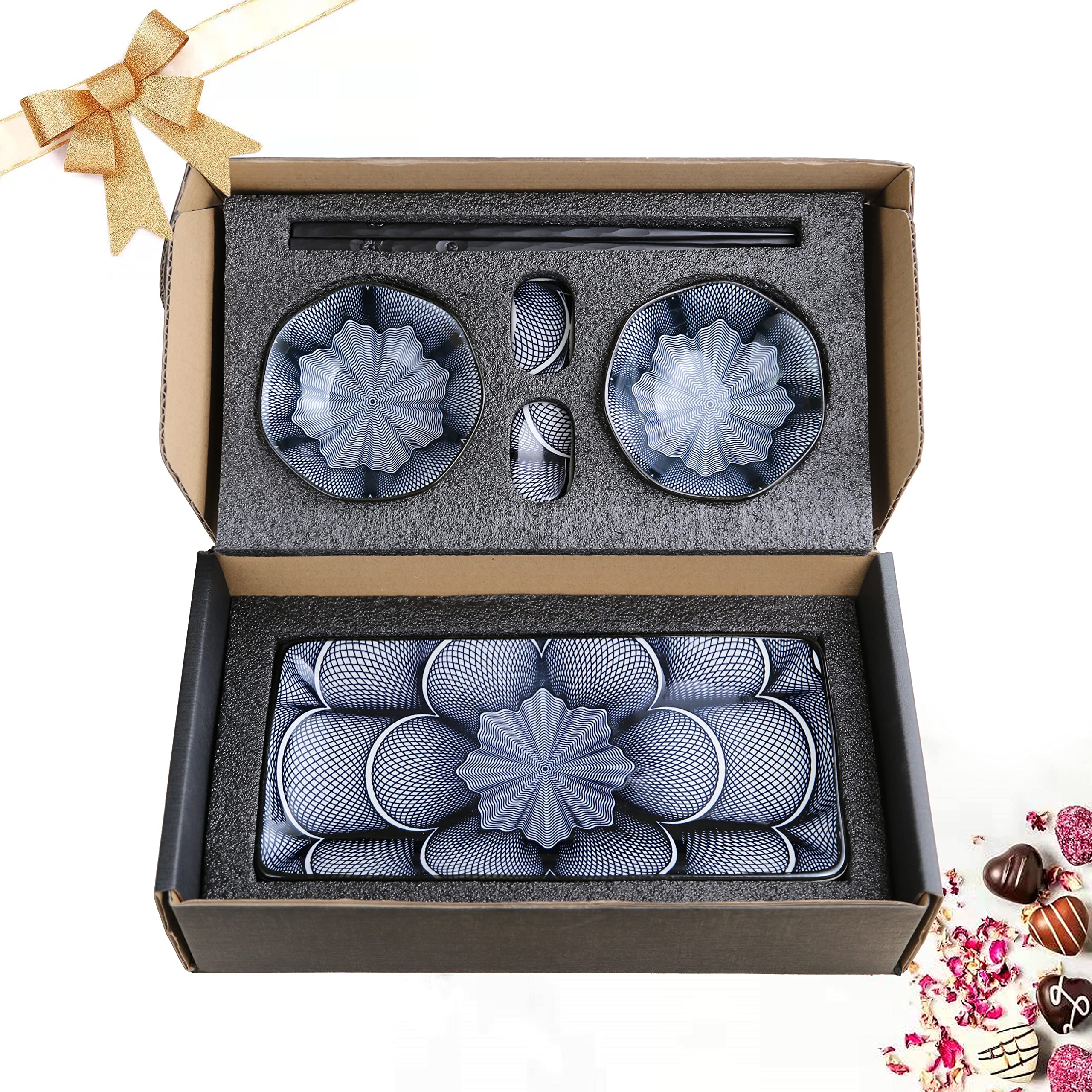 ELUSH gift-ready sushi set displayed for celebrations and special meals.