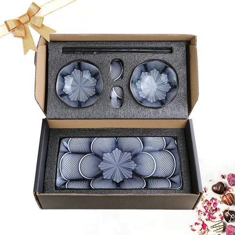 ELUSH gift-ready sushi set displayed for celebrations and special meals.