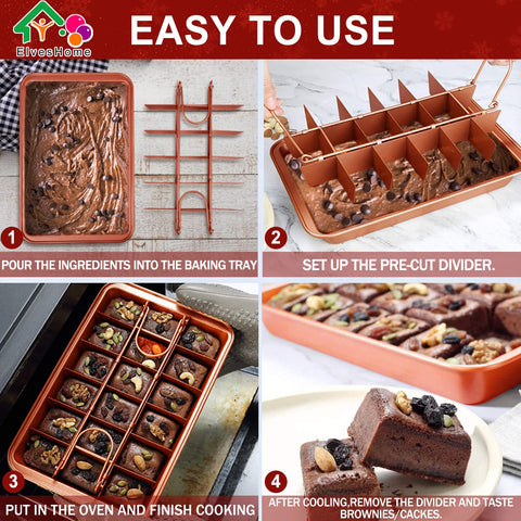 ElvesHome baking pan ideal for kids activities and family baking