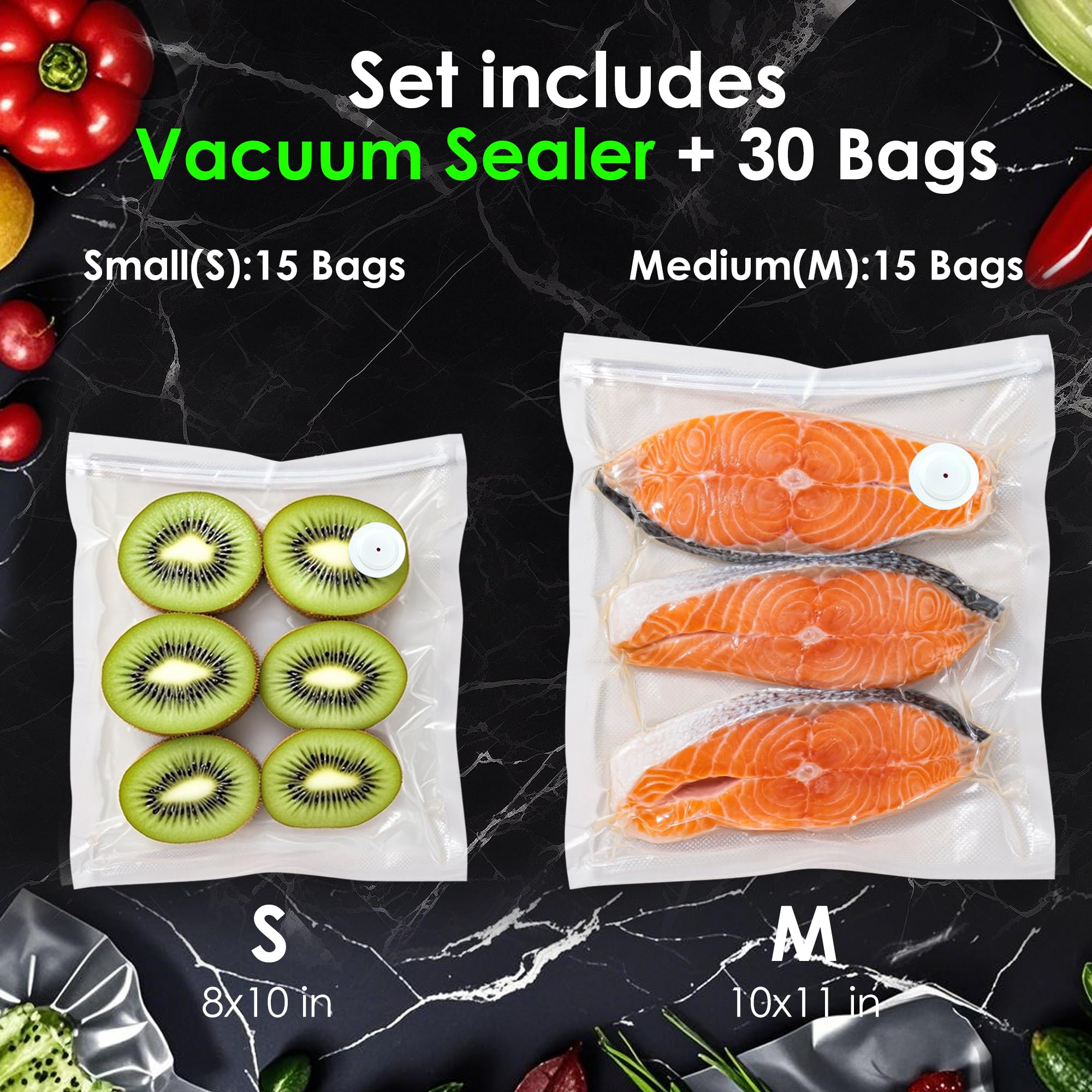 Elxis 30-pack reusable bags lock flavor and reduce waste
