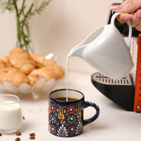 Elyese Sultan's Garden espresso cups perfect for cappuccinos.