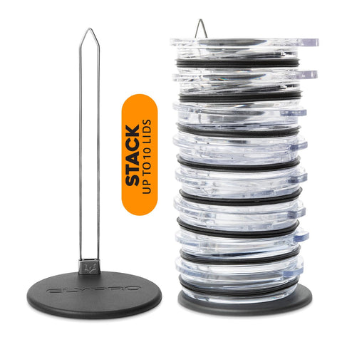ELYPRO cabinet lid storage tidy inside a cupboard for quick grab.