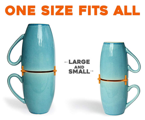 ELYPRO cabinet-mug-organizer keeps cups neatly stacked and easy to reach.
