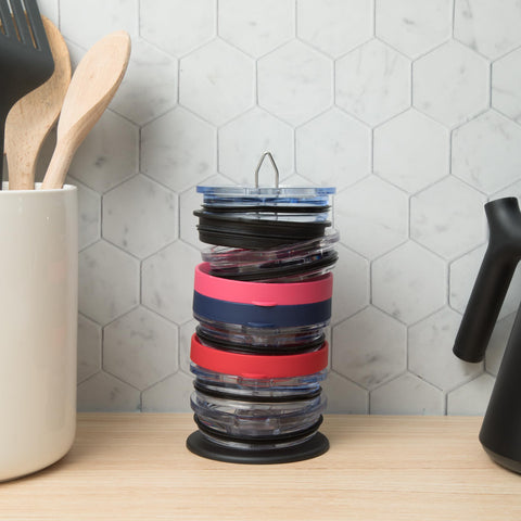 Compact footprint helps keep counters tidy and cabinets organized.
