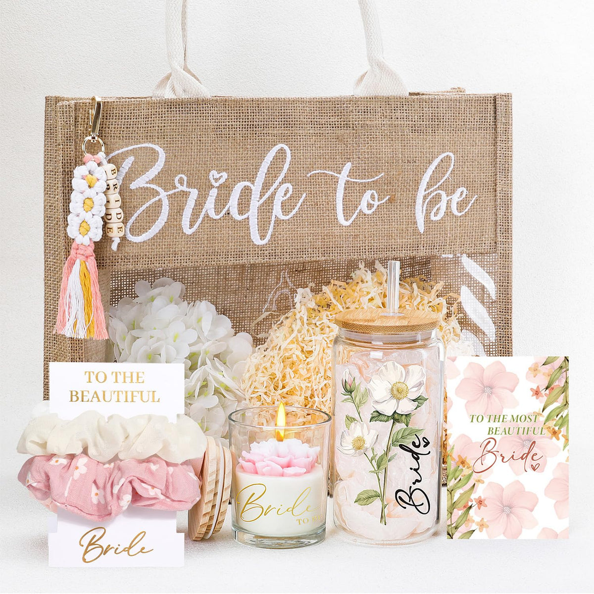 Elysirise bridal tote bag showing its spacious interior for essentials