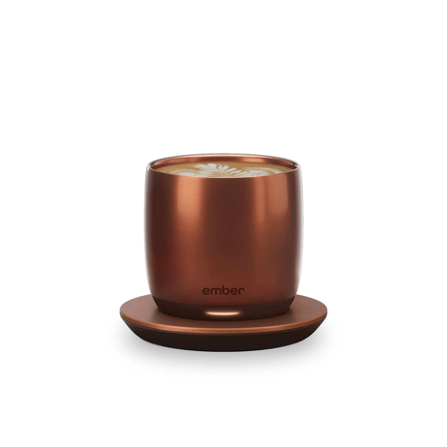Ember 6oz cup side view showing compact design for portable heat