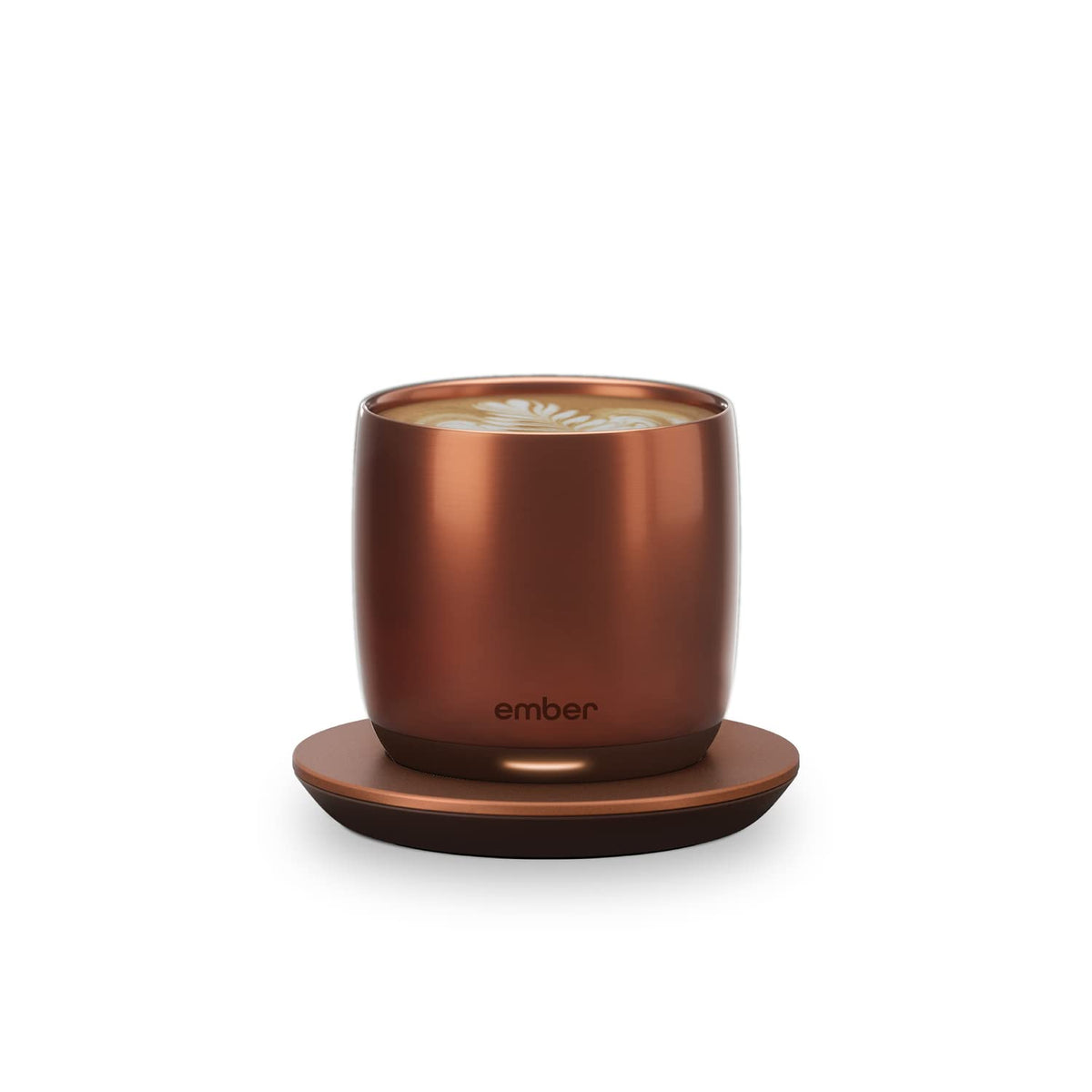 Ember 6oz cup side view showing compact design for portable heat