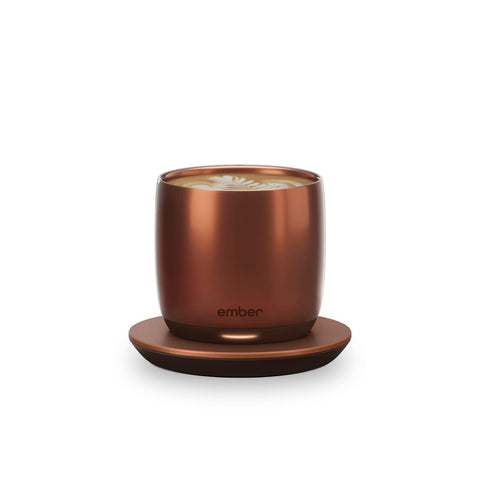 Ember 6oz cup side view showing compact design for portable heat