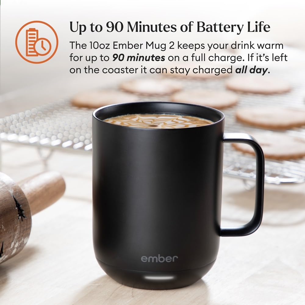 Ember Mug 2 remembers last temperature for quick startup.