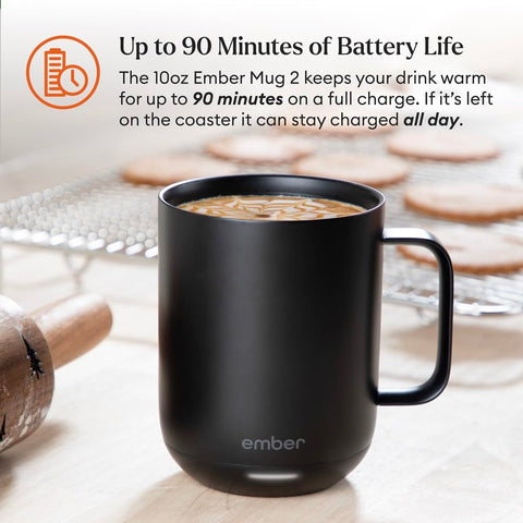 Ember Mug 2 remembers last temperature for quick startup.