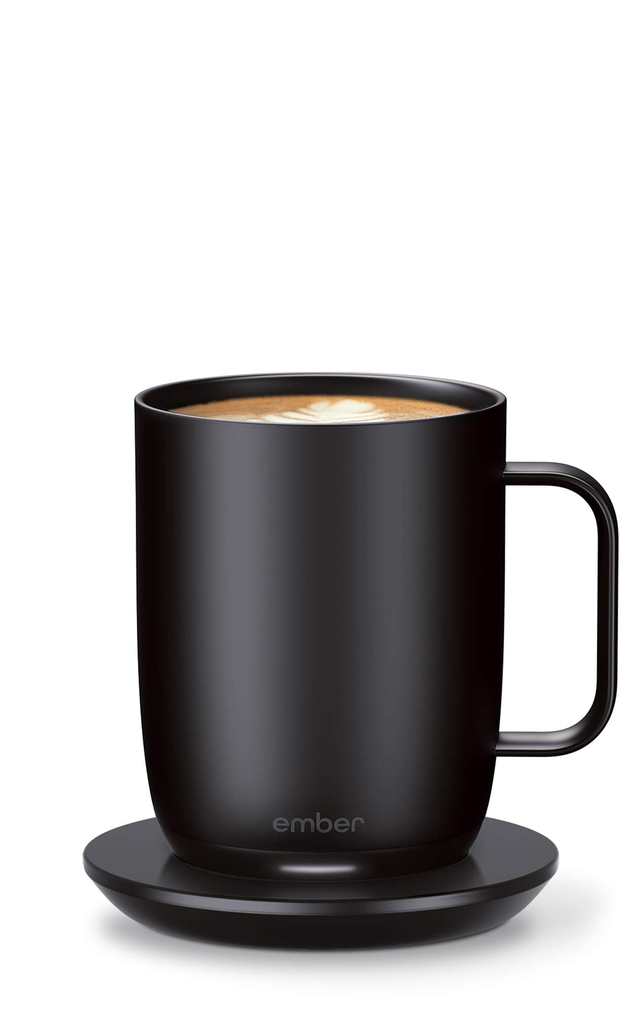 Ember Mug 2 temperature control display shows precise heat for your coffee