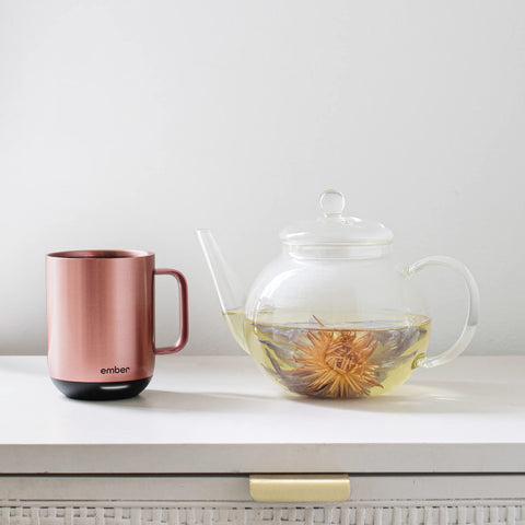 Ember Sipping Lid on the go for easy access.