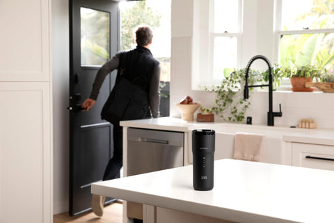 Ember Travel Mug 2+ 360° drinking experience supports sipping from any side.
