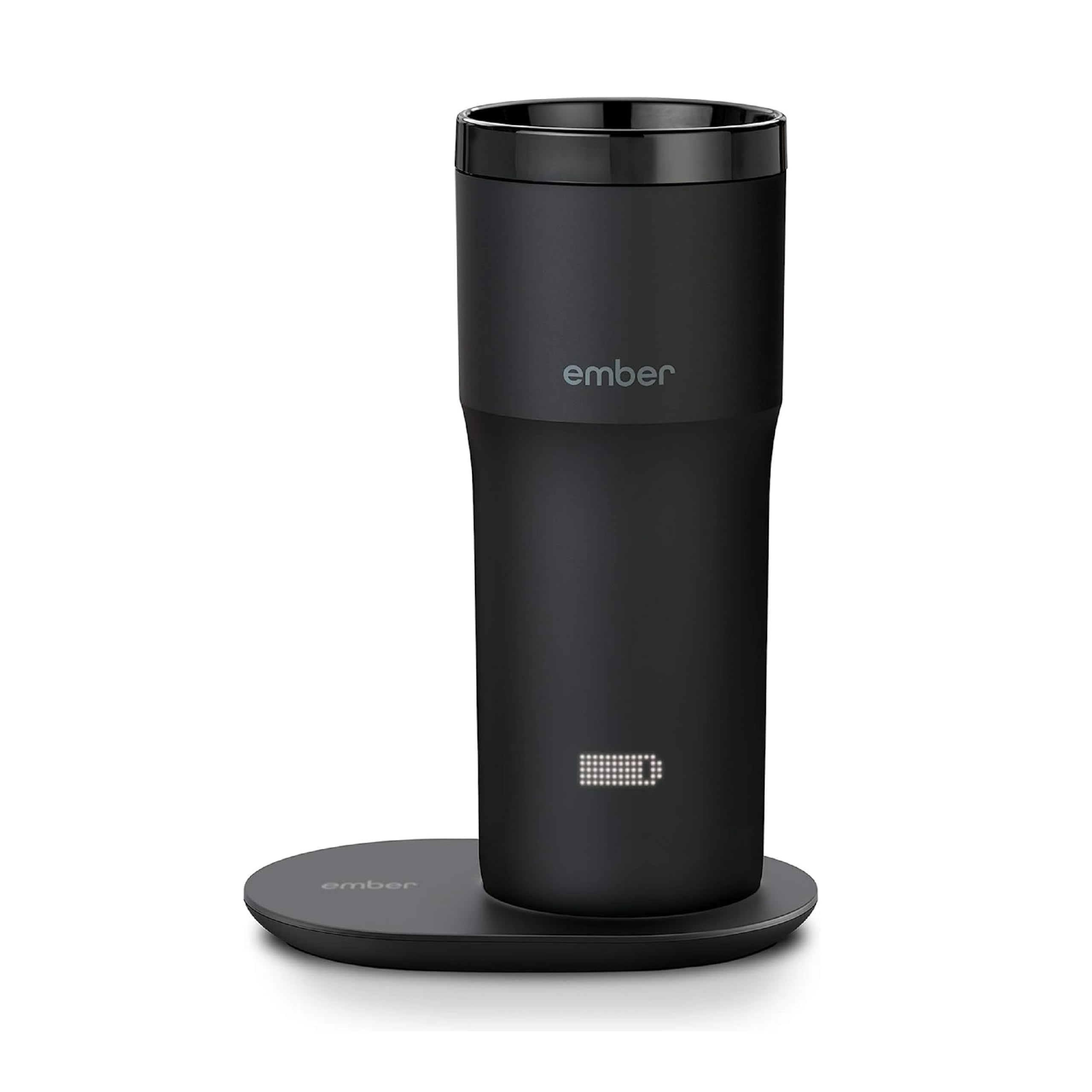 Ember Travel Mug 2+ battery life indicator helps maintain your preferred temperature on the go.