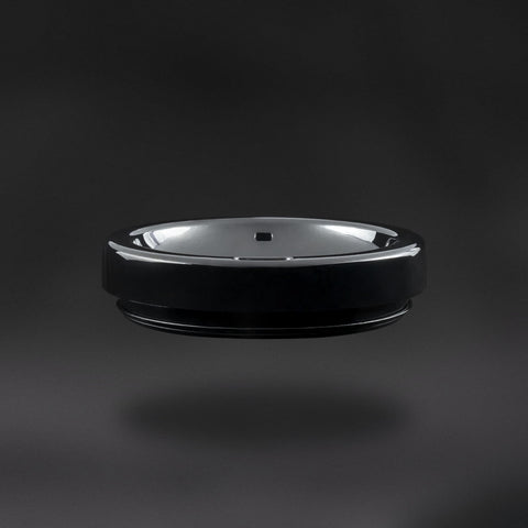 Ember Travel Mug Sipping Lid installation shown on mug.
