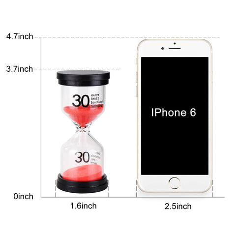 EMDMAK sand timer 5 minutes: vibrant timer for cooking and games.