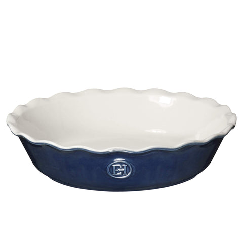 Emile Henry 9-inch Twilight pie dish ready for baking and serving.