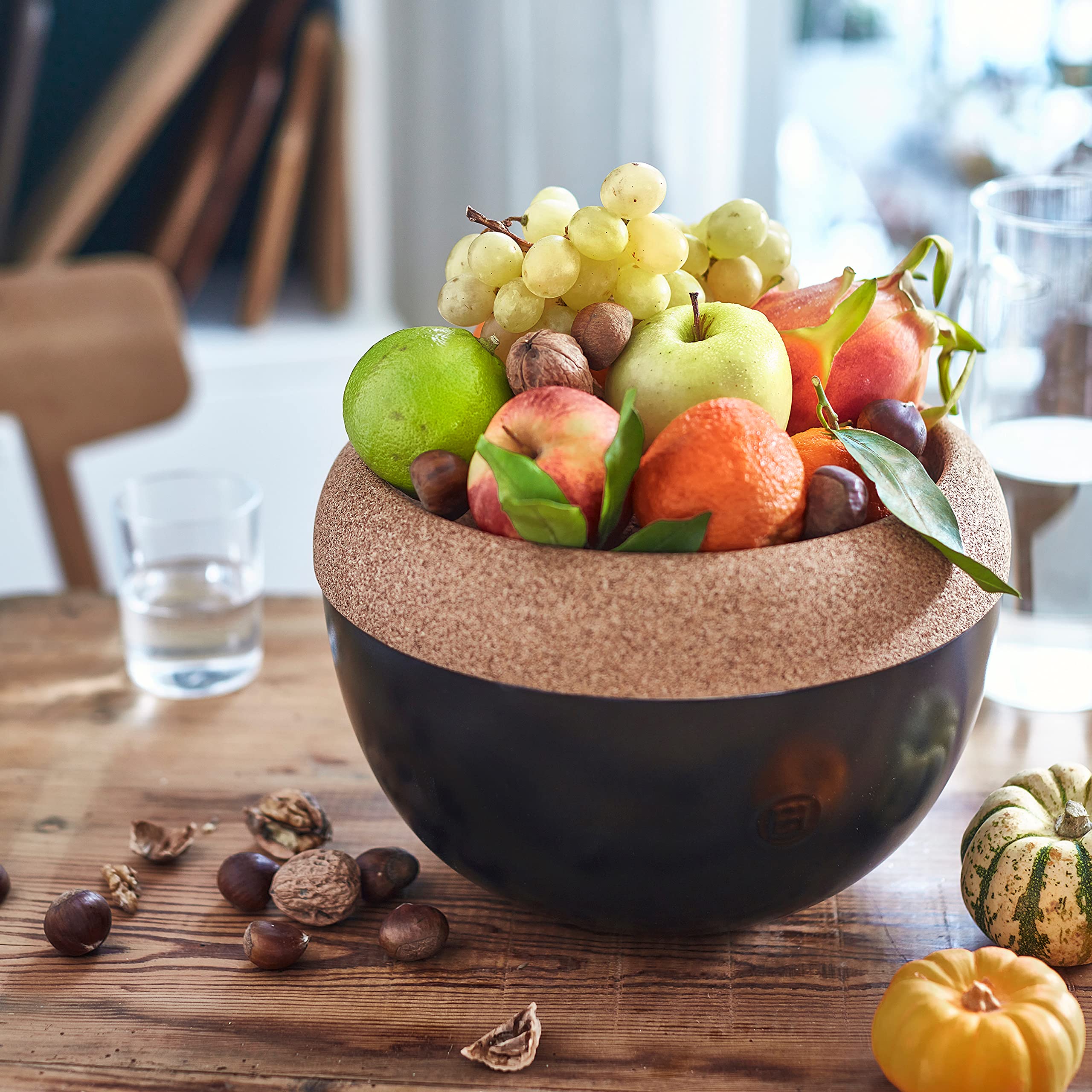 Dishwasher-safe Emile Henry Deep Storage Bowl simplifies cleaning and care