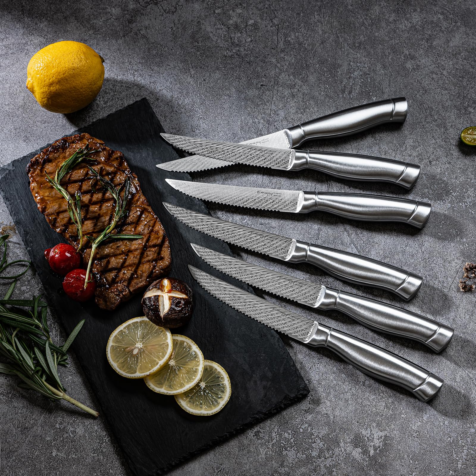 Emojoy paring knife for detailed peeling and trimming tasks.