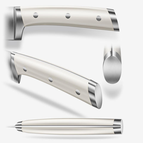 Emojoy 7-inch Santoku knife for versatile chopping and dicing tasks.