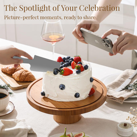 Emojoy dessert rack with stand offers versatile serving at gatherings