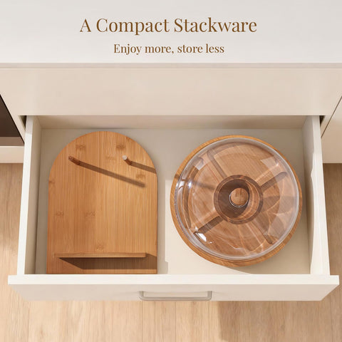 Emojoy shatterproof acrylic dome protects treats while keeping them visible
