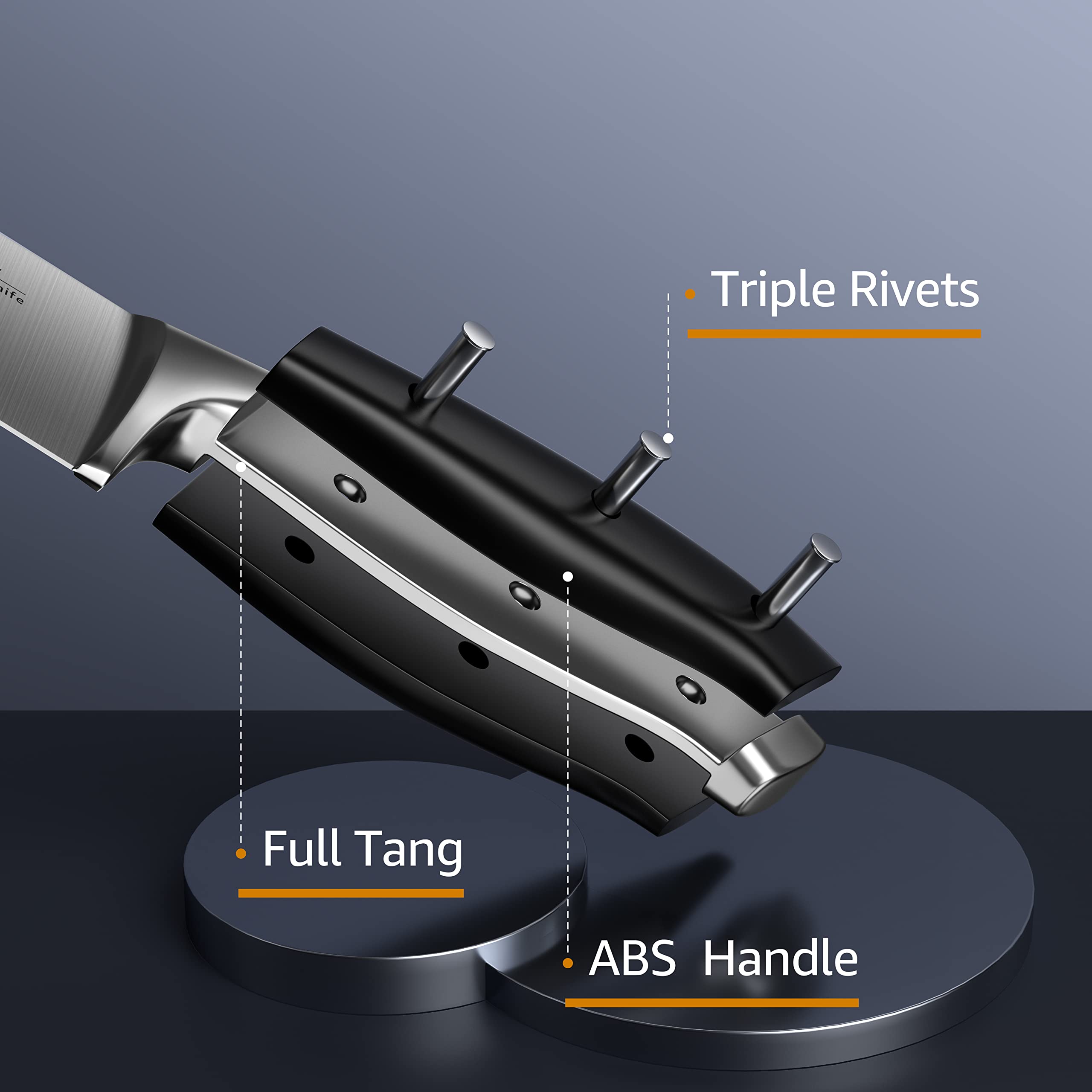 Emojoy slicing knife delivers precise carving and slicing.