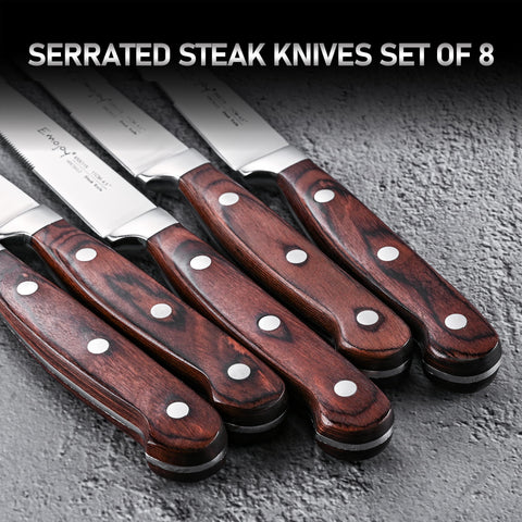 Emojoy steak knives gift box packaging perfect for gifting