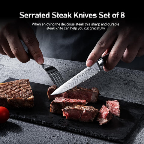 Exquisite Emojoy wooden gift box packaging for the knife set