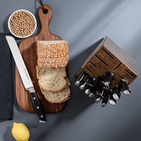 Emojoy utility knife as a versatile kitchen tool.