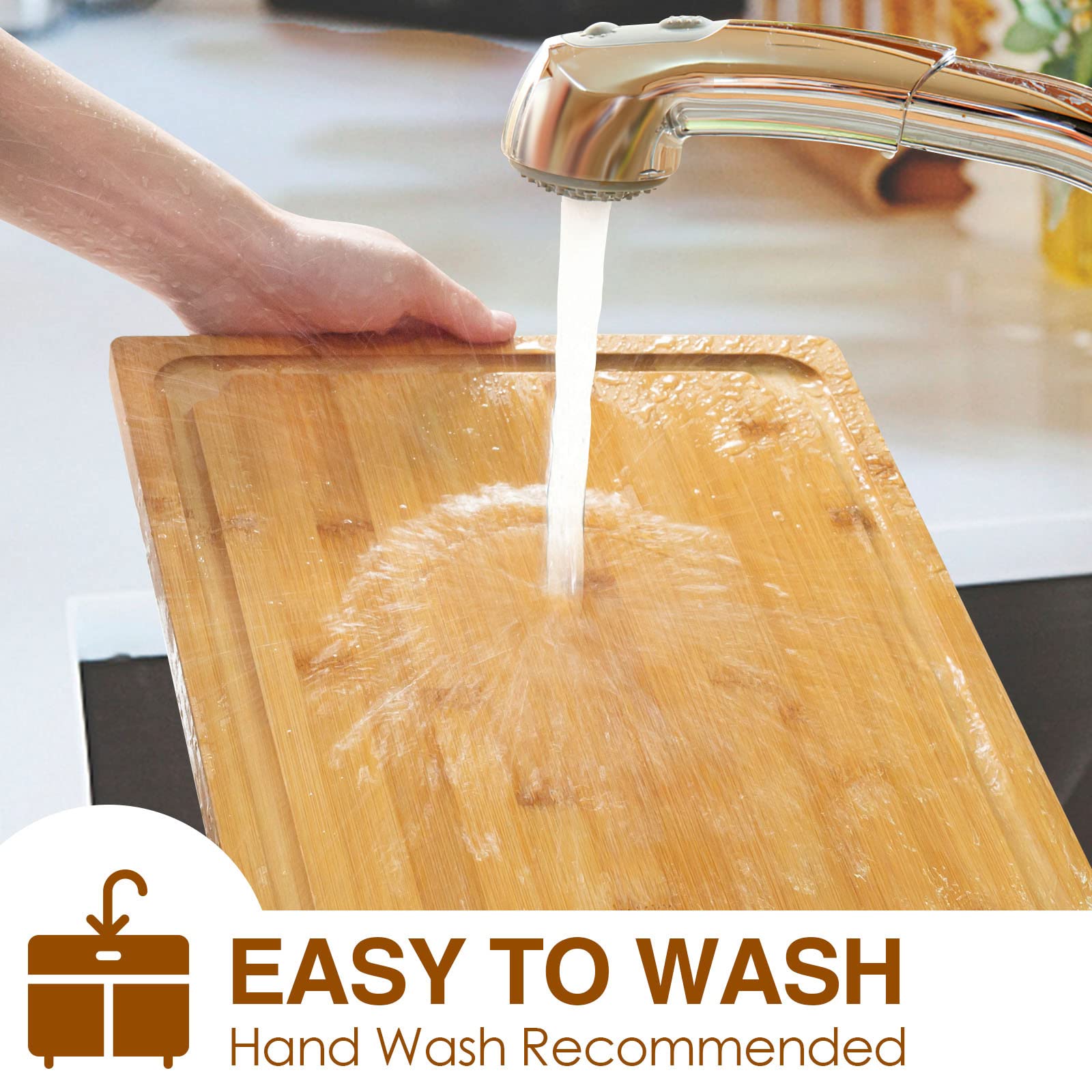 Empune cutting board easy cleaning and stain resistance in daily use