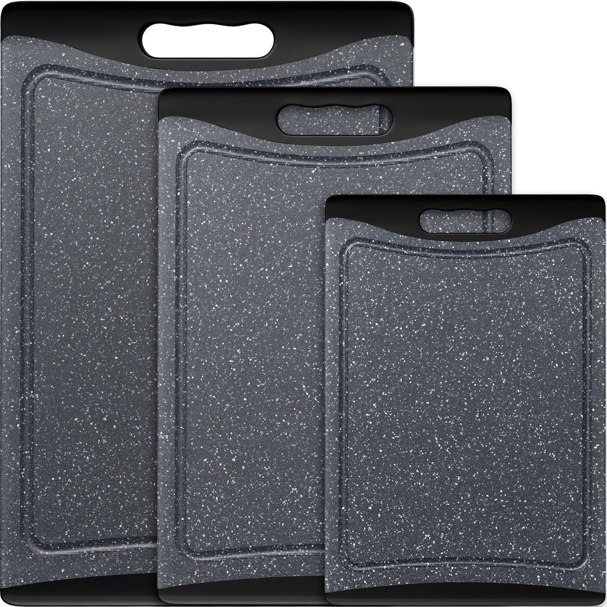 Empune extra-large cutting board set3 shown for spacious meal prep