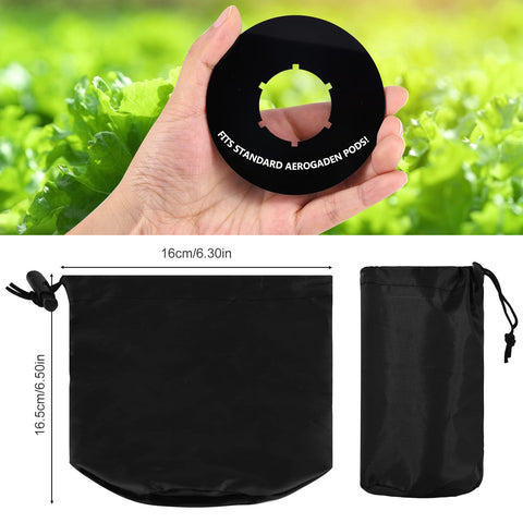Emsiok blackout sleeve blocks light to support seed growth.