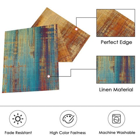 Emvency vintage abstract rust art design adds a bold focal point.