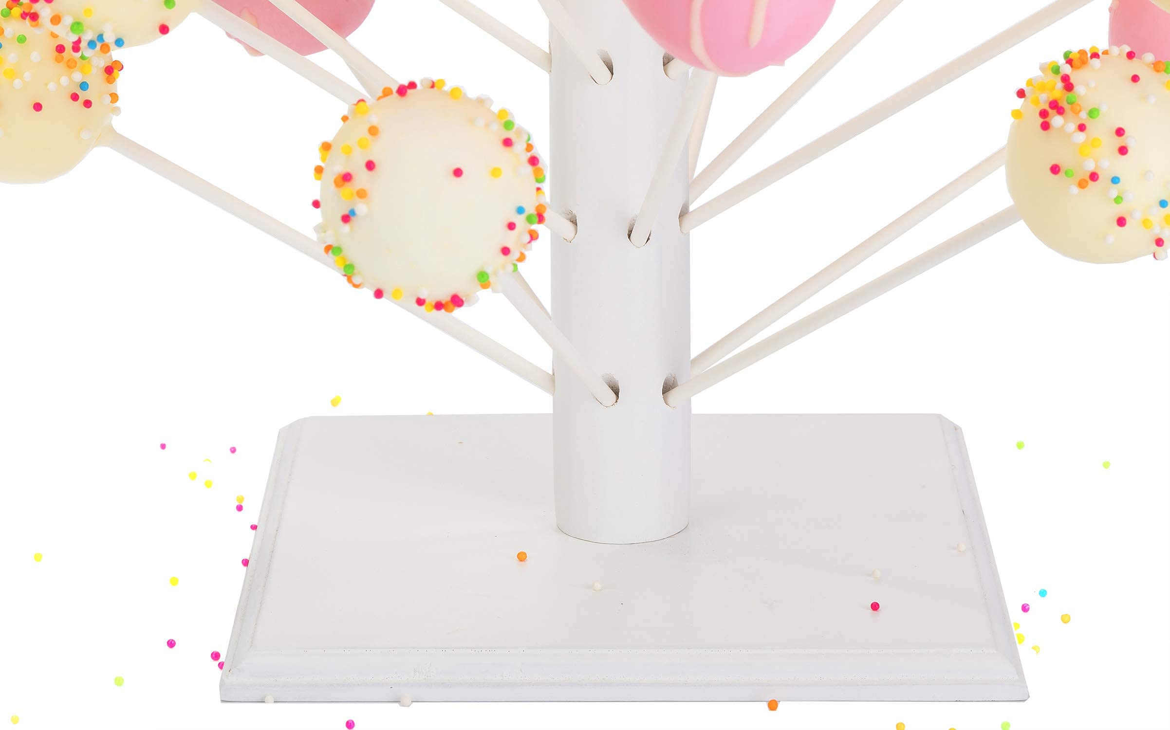 Base and dowel of EN7JIOY Nangor stand provide sturdy support