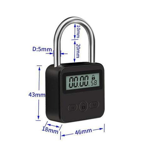Enajucy timer lock with durable metal body for reliable daily use.