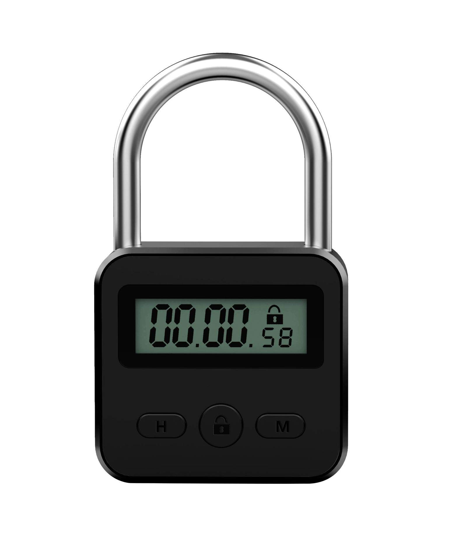 Enajucy metal timer lock with LCD display for clear timing and secure access.