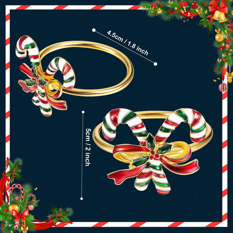 Napkin rings by ENASGLOO set for Thanksgiving table with festive charm